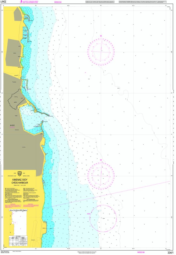 Nautical Chart 334   1 